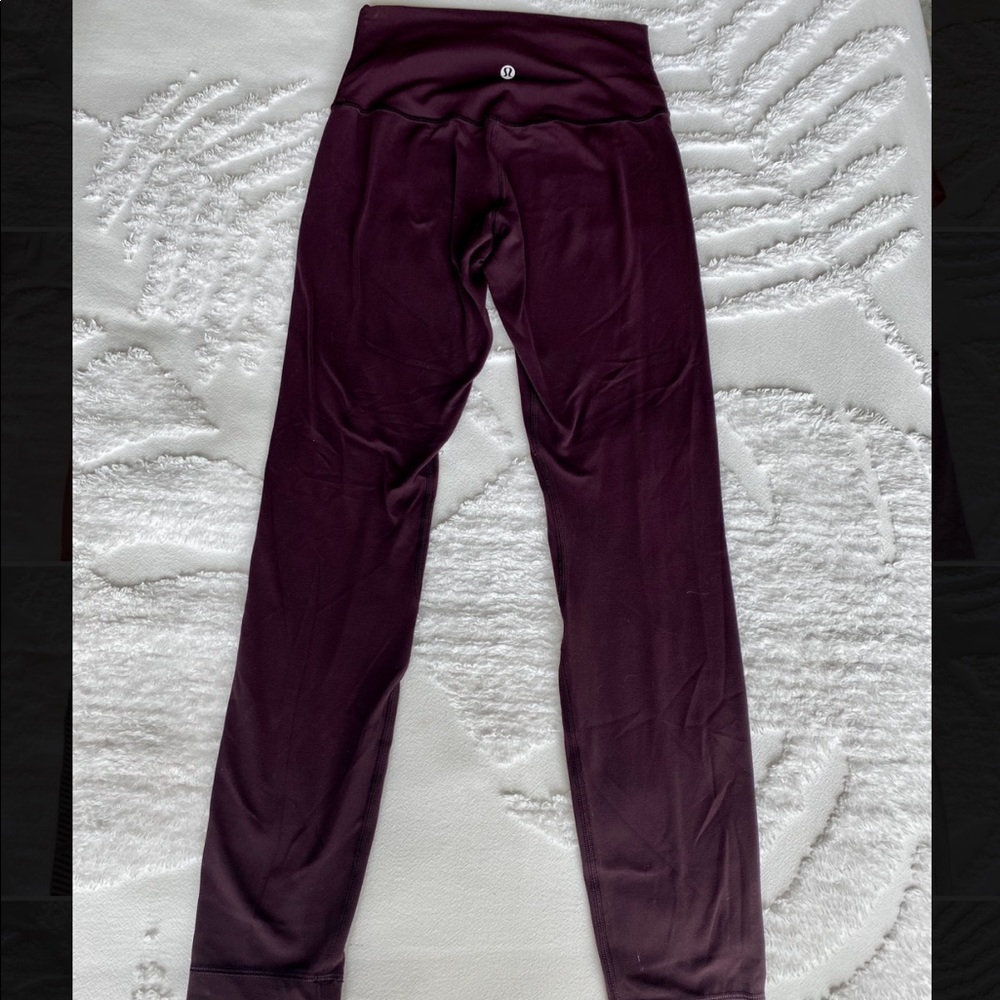 Lululemon Align Leggings in Maroon